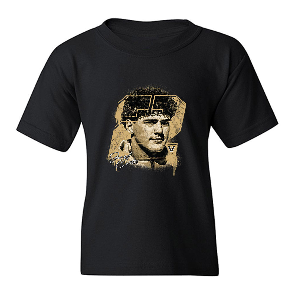 Vanderbilt - NCAA Football : Jared Curtis - Collage Youth T-Shirt-0