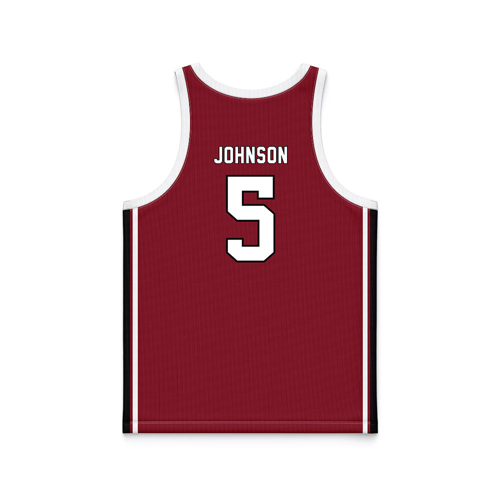 South Carolina - NCAA Women's Basketball : Tessa Johnson - Maroon Basketball Jersey-1