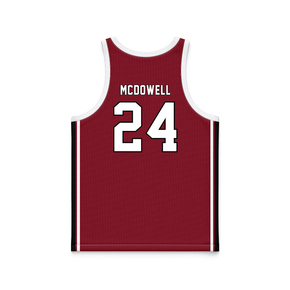 South Carolina - NCAA Women's Basketball : Ayla McDowell - Maroon Basketball Jersey-1