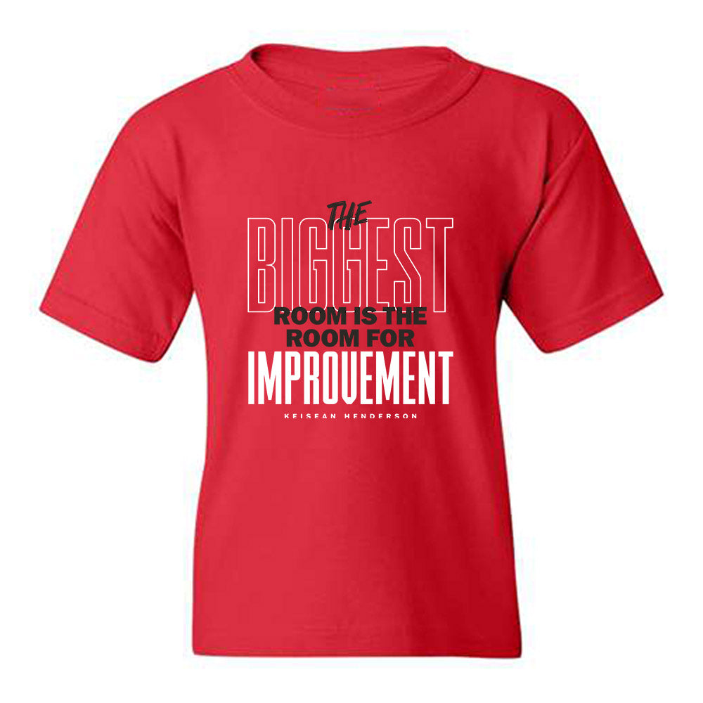 Houston - NCAA Football : Keisean Henderson - Graphic Youth T-Shirt-0