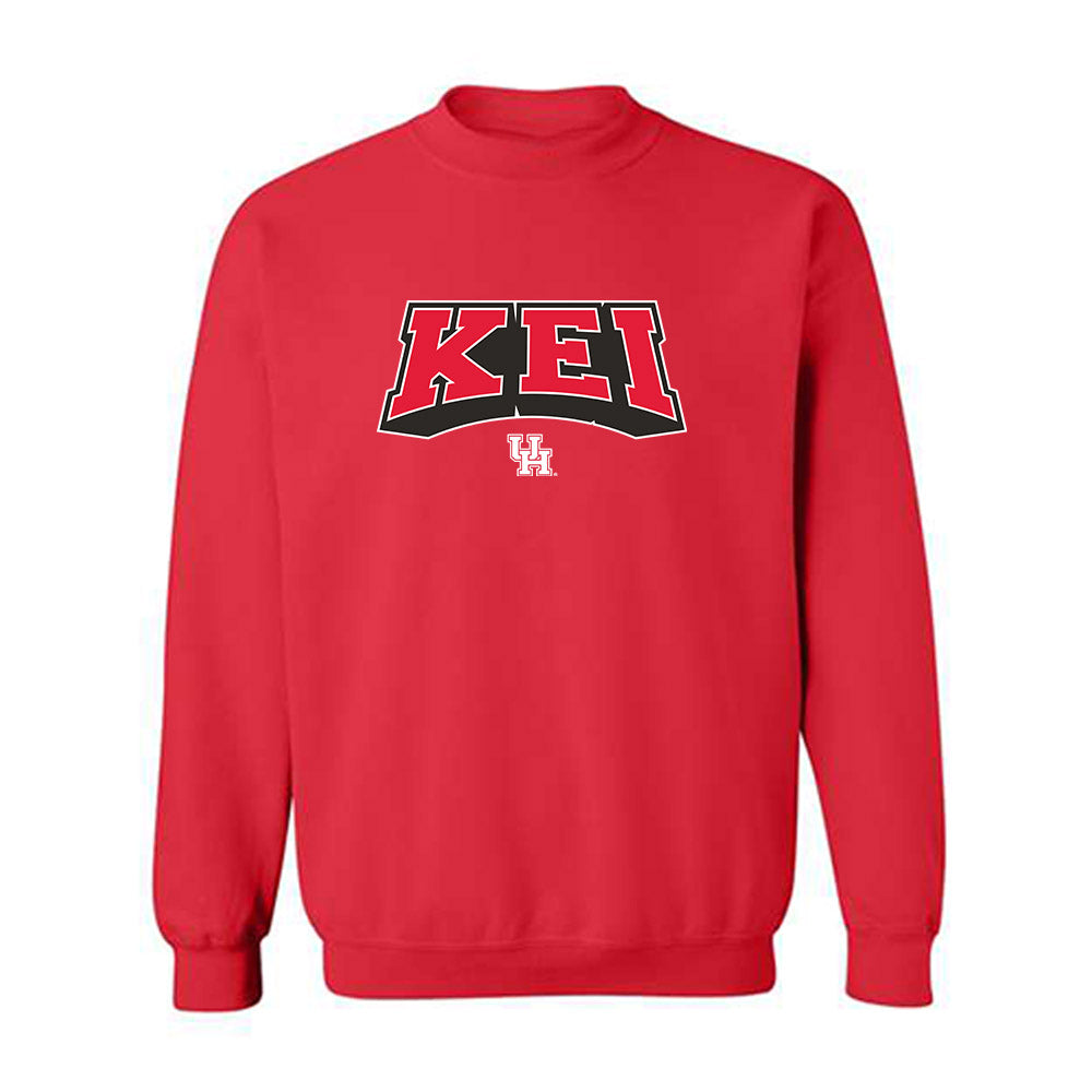Houston - NCAA Football : Keisean Henderson - Graphic Crewneck Sweatshirt-0