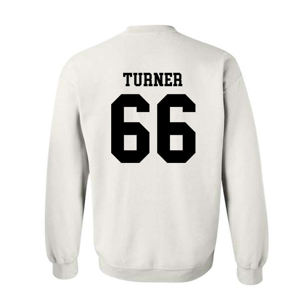SDSU - NCAA Football : Justice Turner - Classic Shersey Crewneck Sweatshirt-1