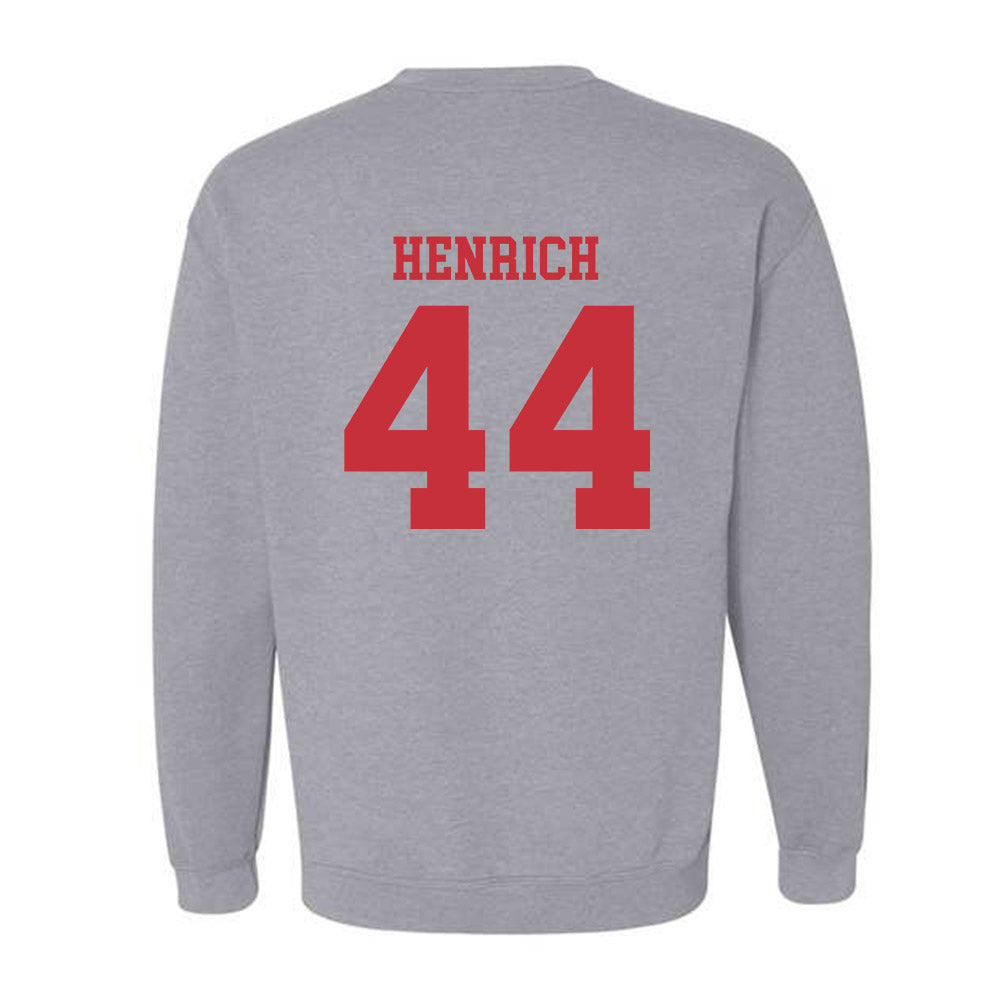 SDSU - NCAA Football : Nate Henrich - Classic Shersey Crewneck Sweatshirt-1