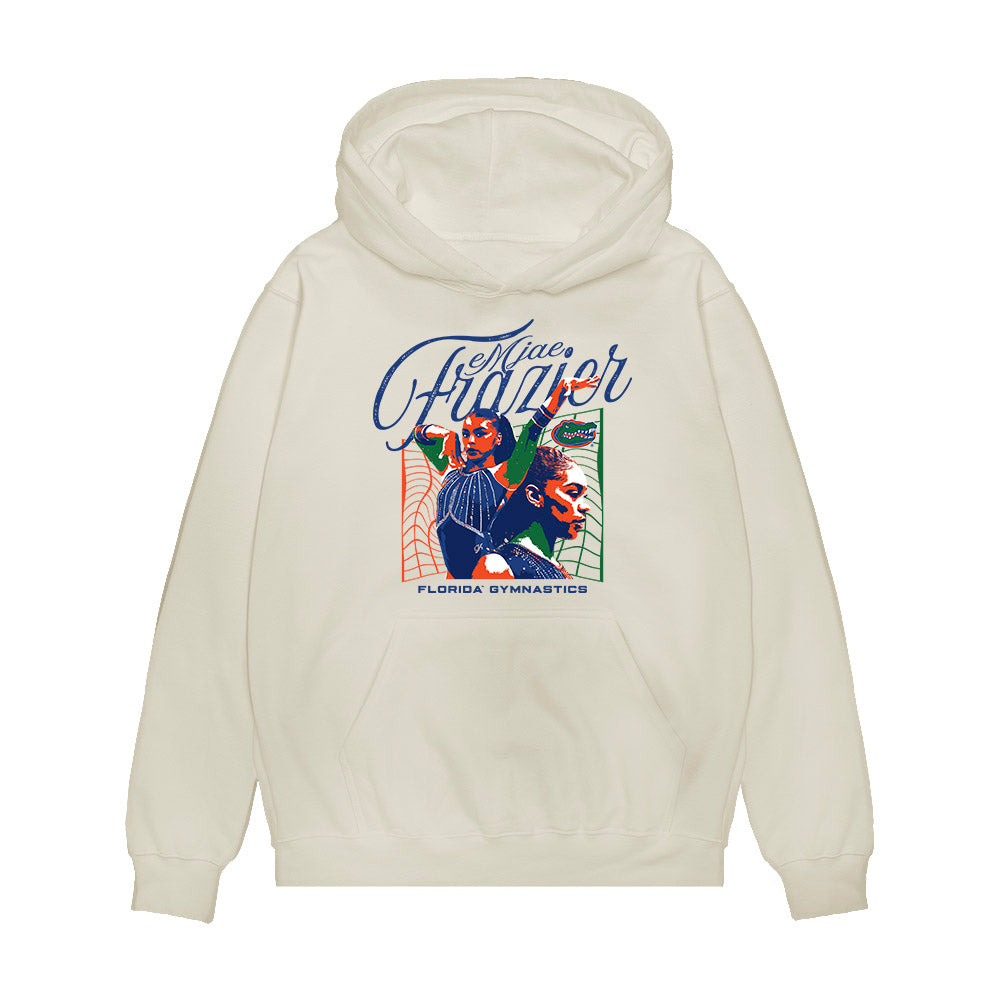 Florida - NCAA Women's Gymnastics : Emjae Frazier - Collage Premium Hooded Sweatshirt-0