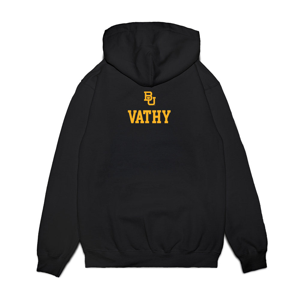Baylor - Baylor University - NCAA Acrobatics & Tumbling : Gabby Vathy - National Champions Premium Hooded Sweatshirt-1