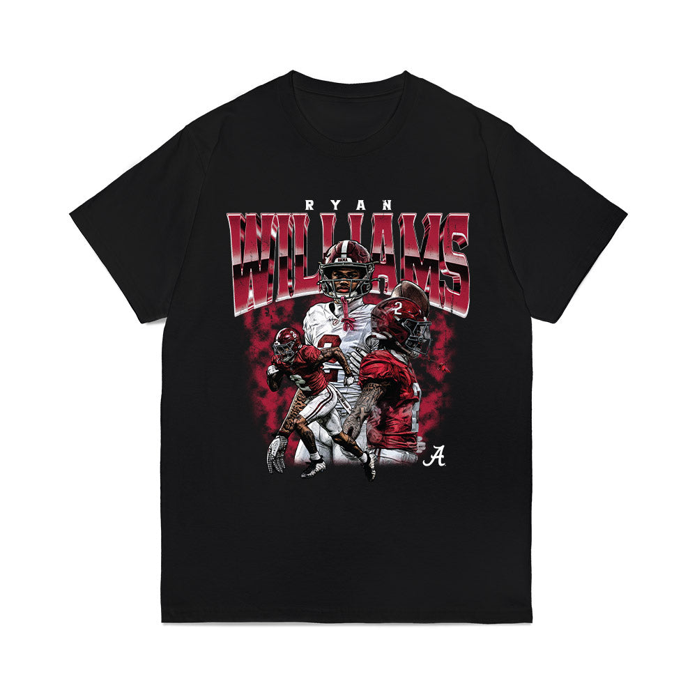 Alabama - NCAA Football : Ryan Coleman-Williams - Collage Comfort Colors T-Shirt-0