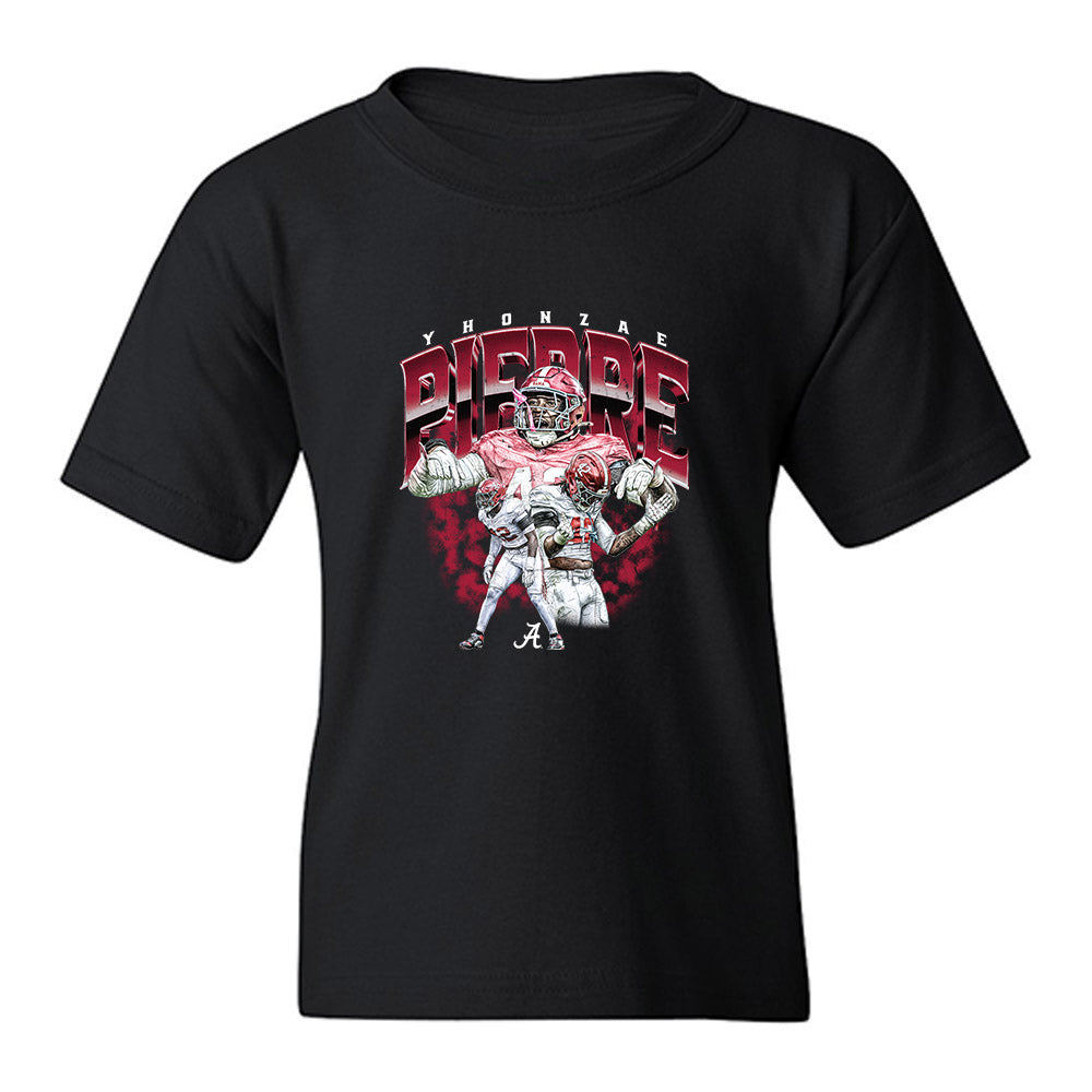 Alabama - NCAA Football : Yhonzae Pierre - Collage Youth T-Shirt-0