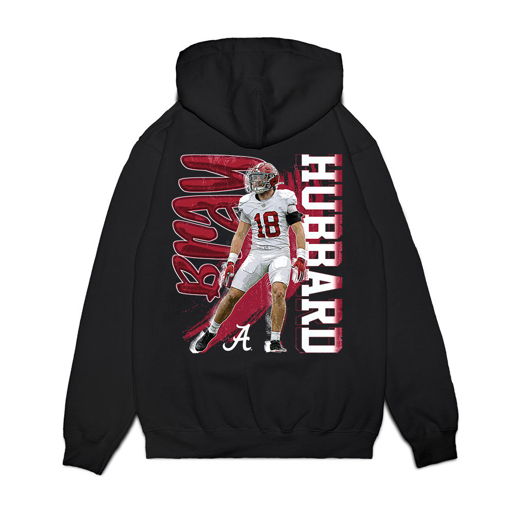 Alabama - NCAA Football : Bray Hubbard - Collage Premium Hooded Sweatshirt-1