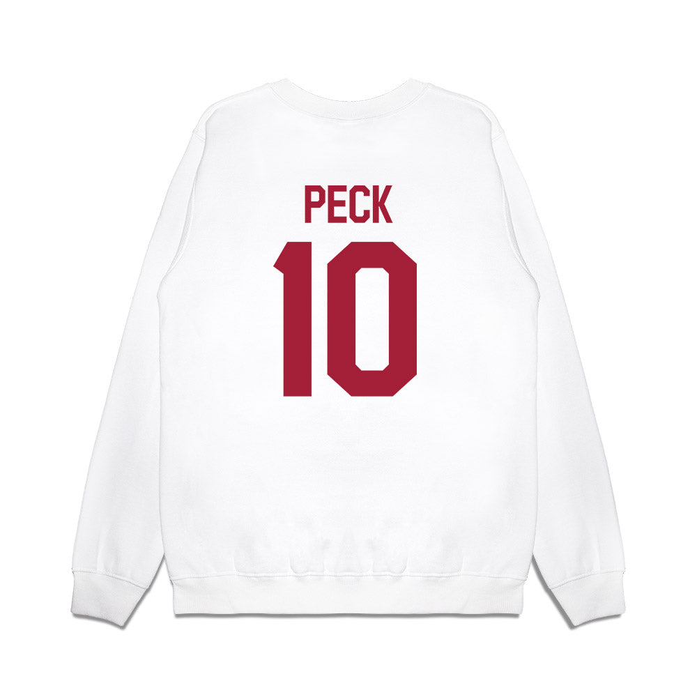 Alabama - Baseball Alumni : John Peck - Classic Shersey Premium Crewneck Sweatshirt-1