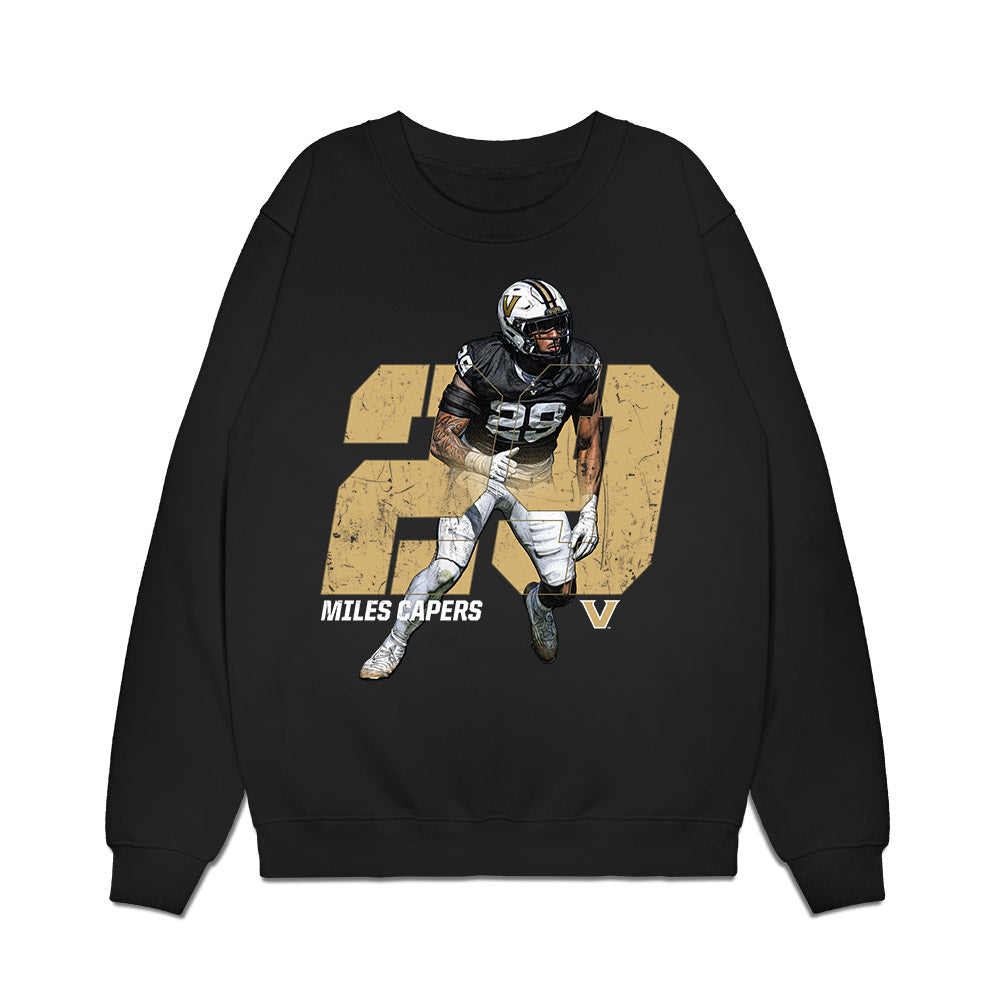 Vanderbilt - NCAA Football : Miles Capers - Collage Premium Crewneck Sweatshirt-0