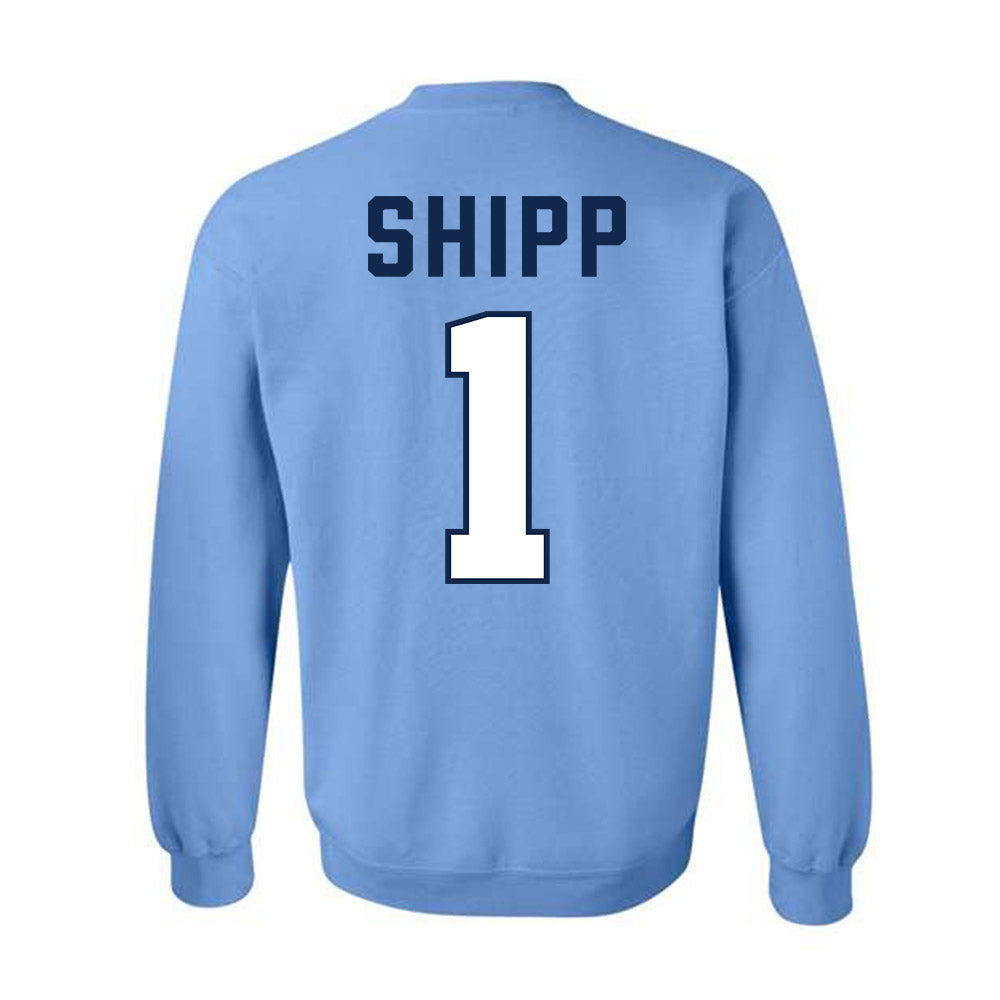UNC - NCAA Football : Jordan Shipp - Sports Shersey Crewneck Sweatshirt-1