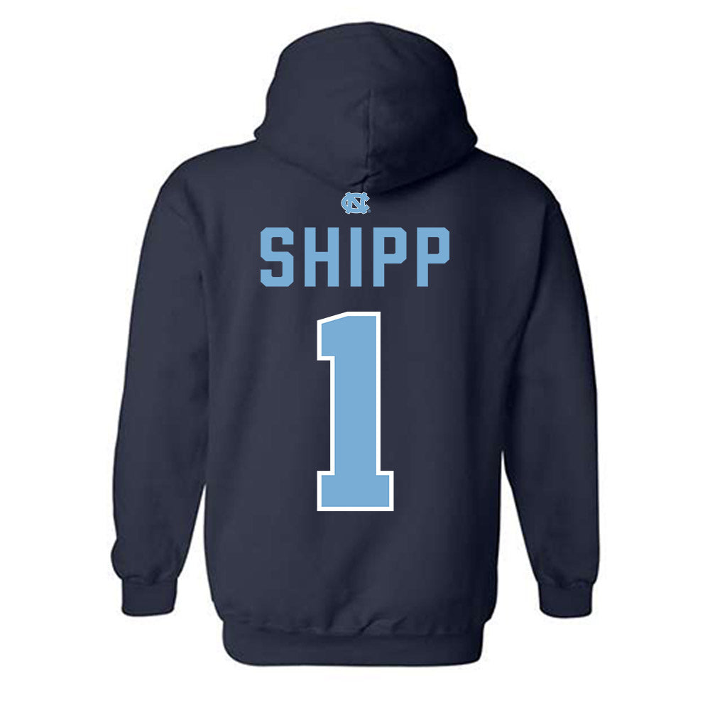 UNC - NCAA Football : Jordan Shipp - Sports Shersey Hooded Sweatshirt-1
