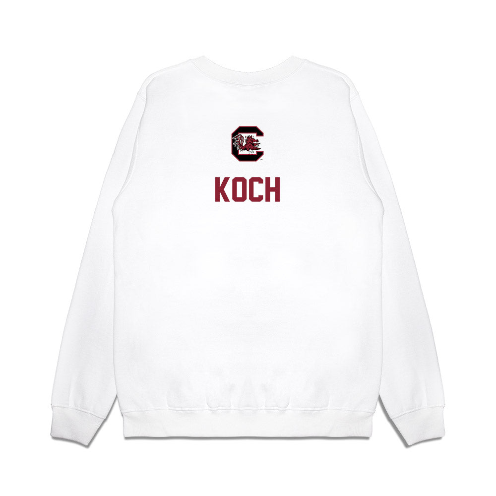 South Carolina - NCAA Equestrian : Kenley Koch - National Champions Premium Crewneck Sweatshirt-1