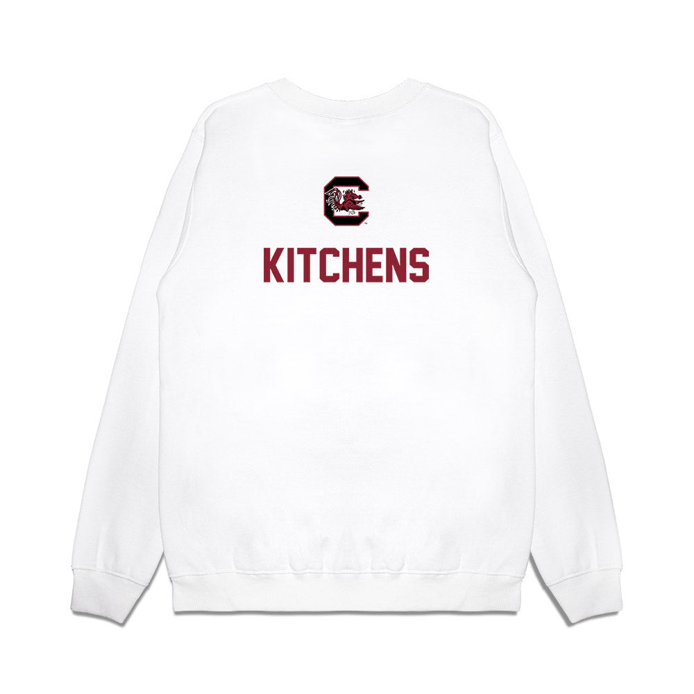 South Carolina - NCAA Equestrian : Camden Kitchens - National Champions Premium Crewneck Sweatshirt-1