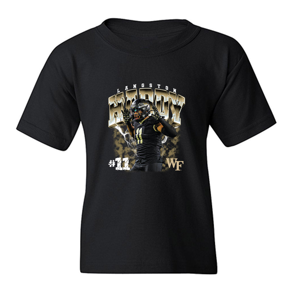 Wake Forest - NCAA Football : Langston Hardy - Collage Youth T-Shirt-0