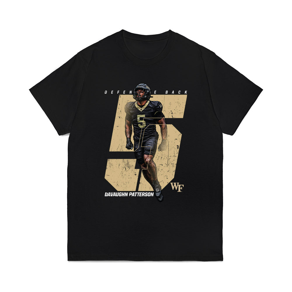 Wake Forest - NCAA Football : Davaughn Patterson - Collage Comfort Colors T-Shirt-0