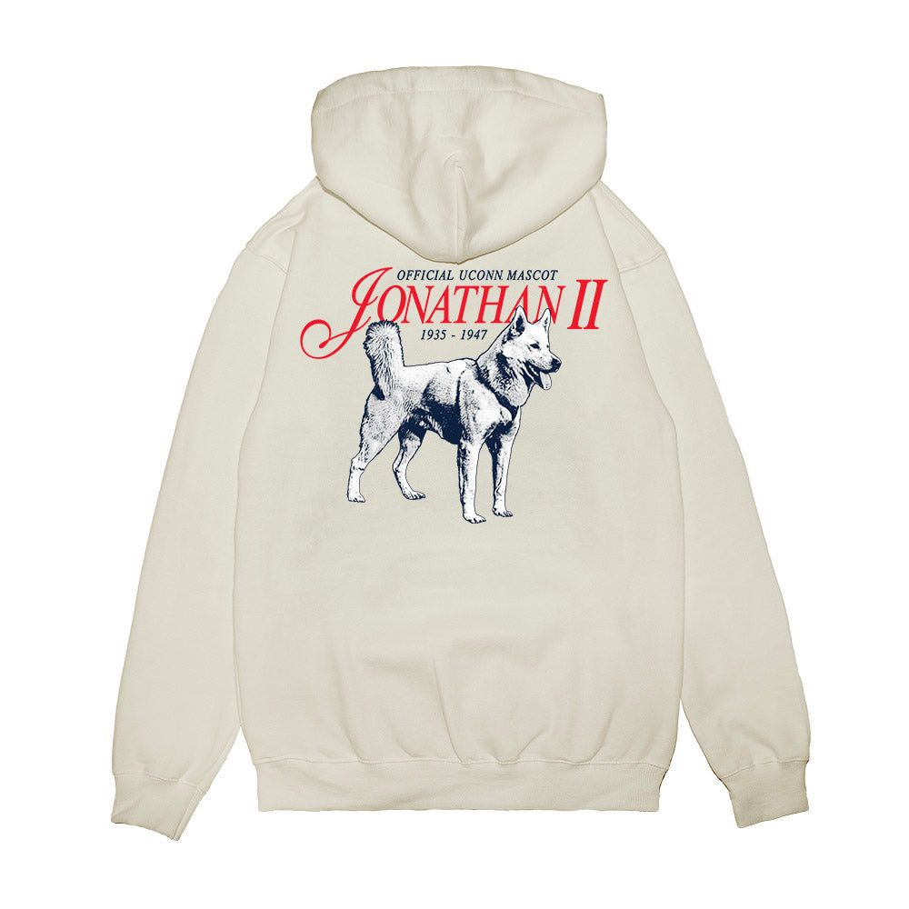 UConn - Huskies Mascot : Jonathan II - Legacy Premium Hooded Sweatshirt-1