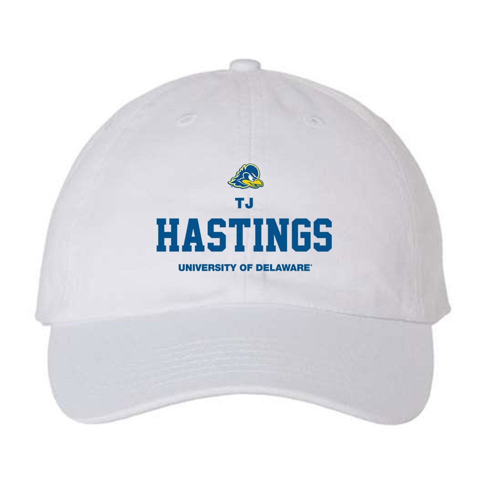 Delaware - NCAA Men's Soccer : TJ Hastings - Dad Hat-0