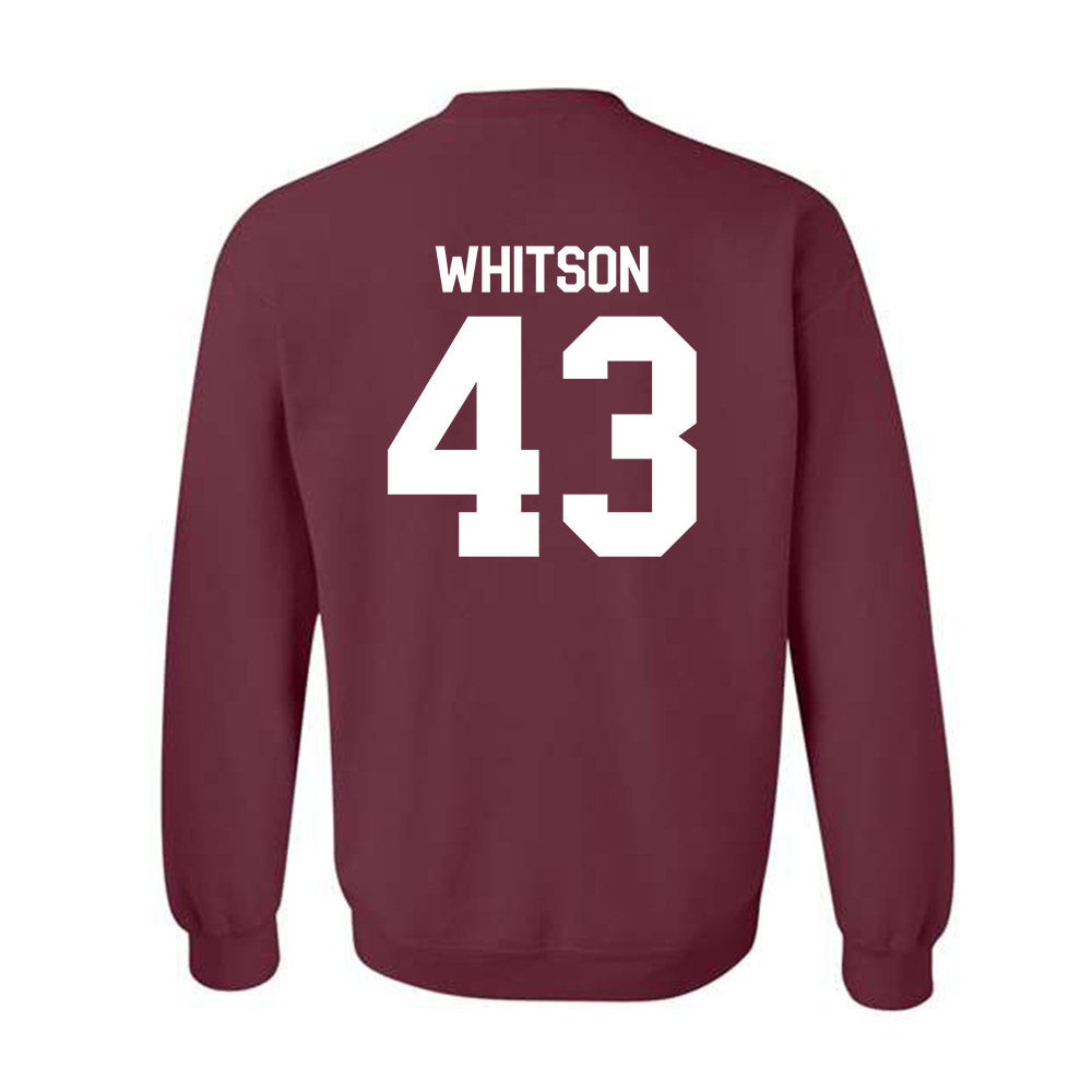 Mississippi State - NCAA Football : Will Whitson - Classic Shersey Crewneck Sweatshirt-1