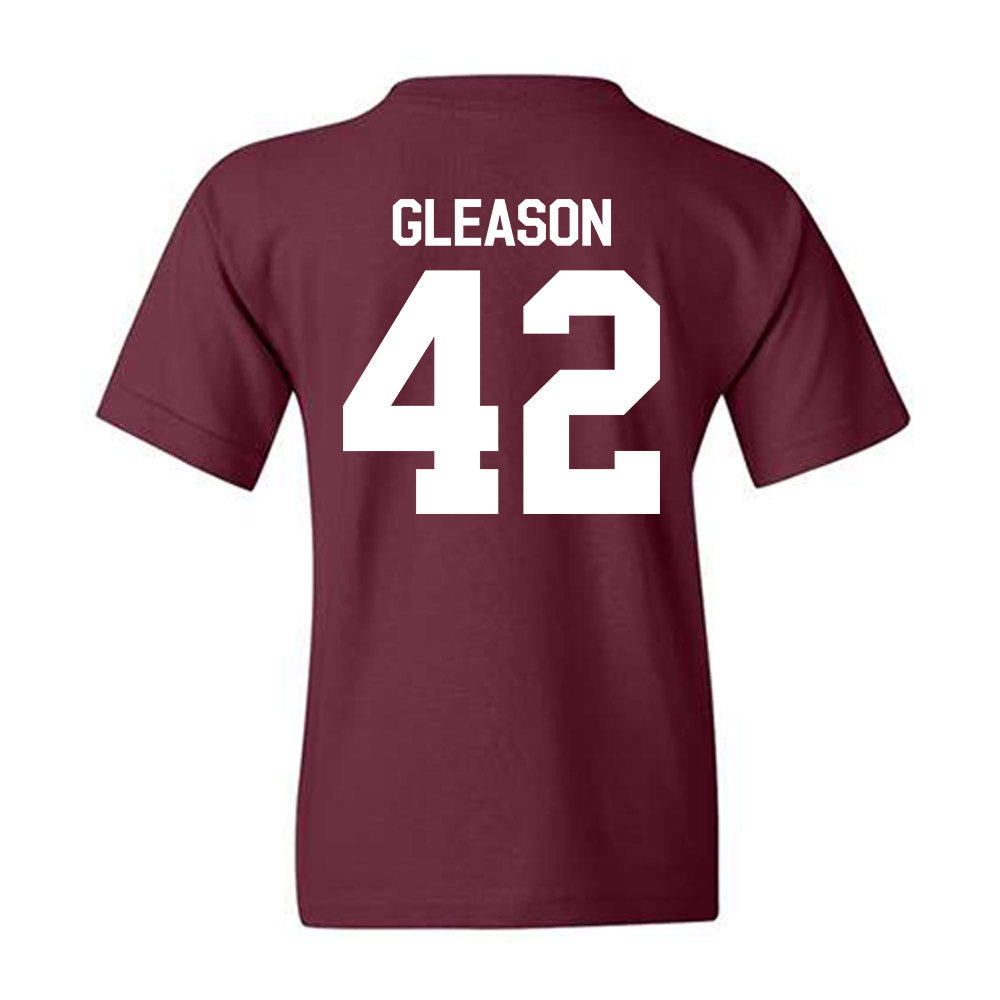 Mississippi State - NCAA Baseball : Jack Gleason - Classic Shersey Youth T-Shirt-1