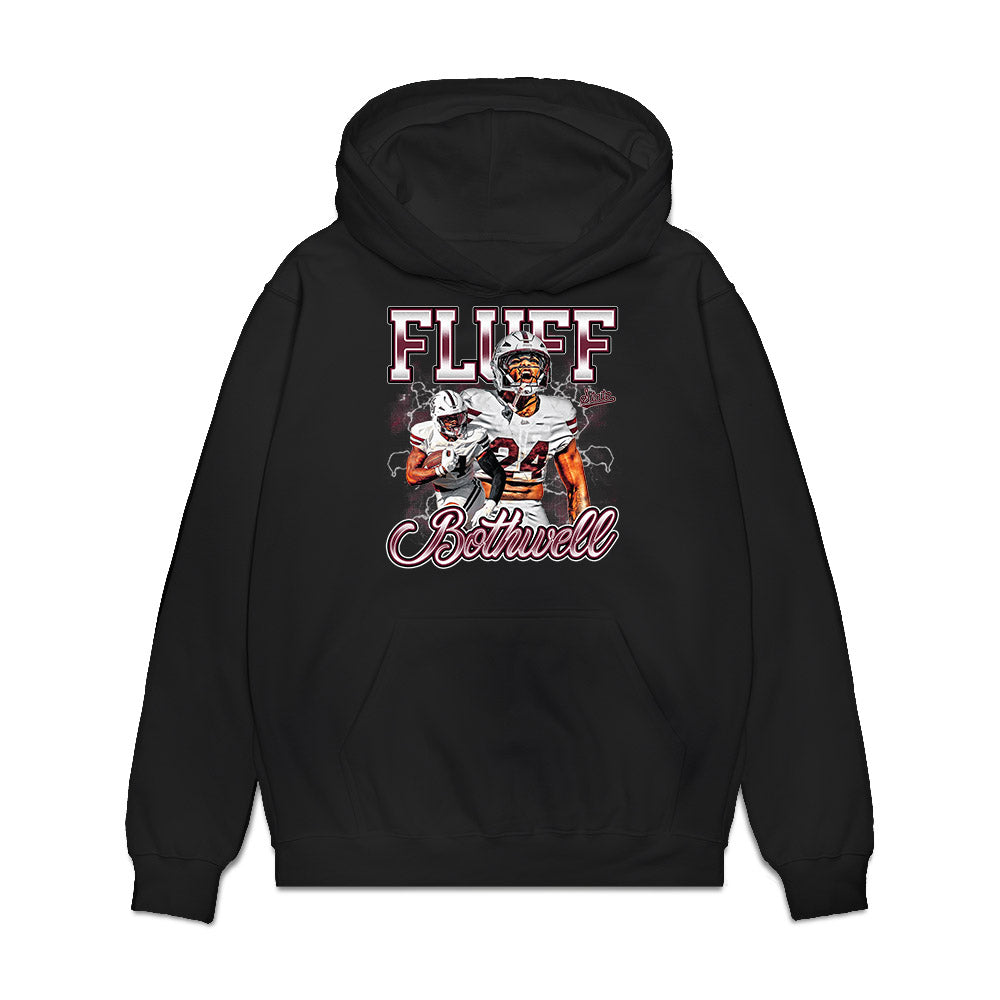 Mississippi State - NCAA Football : Fluff Bothwell - Collage Premium Hooded Sweatshirt-0