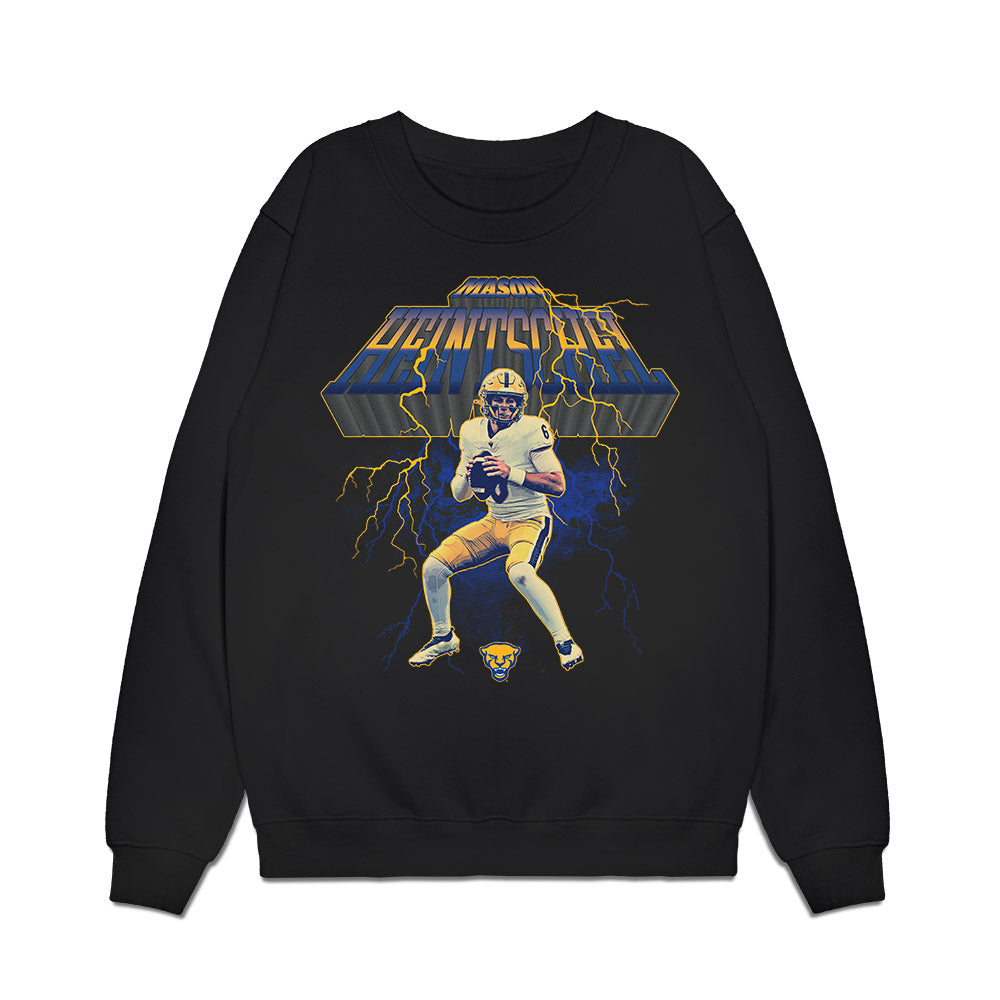 Pittsburgh - NCAA Football : Mason Heintschel - Collage Premium Crewneck Sweatshirt-0