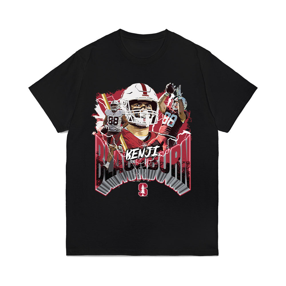 Stanford - NCAA Football : Benji Blackburn - Collage Comfort Colors T-Shirt-0