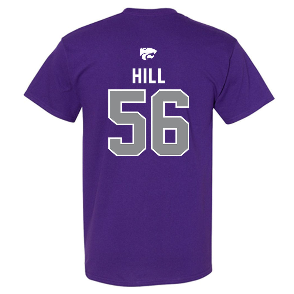 Kansas State - NCAA Football : Elijah Hill - EMAW T-Shirt-1