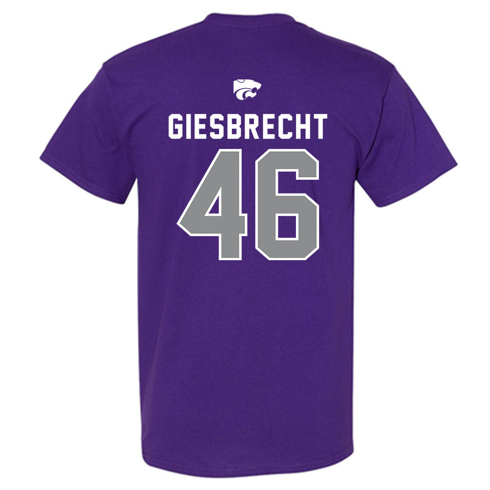 Kansas State - NCAA Baseball : Ethan Giesbrecht - EMAW T-Shirt-1