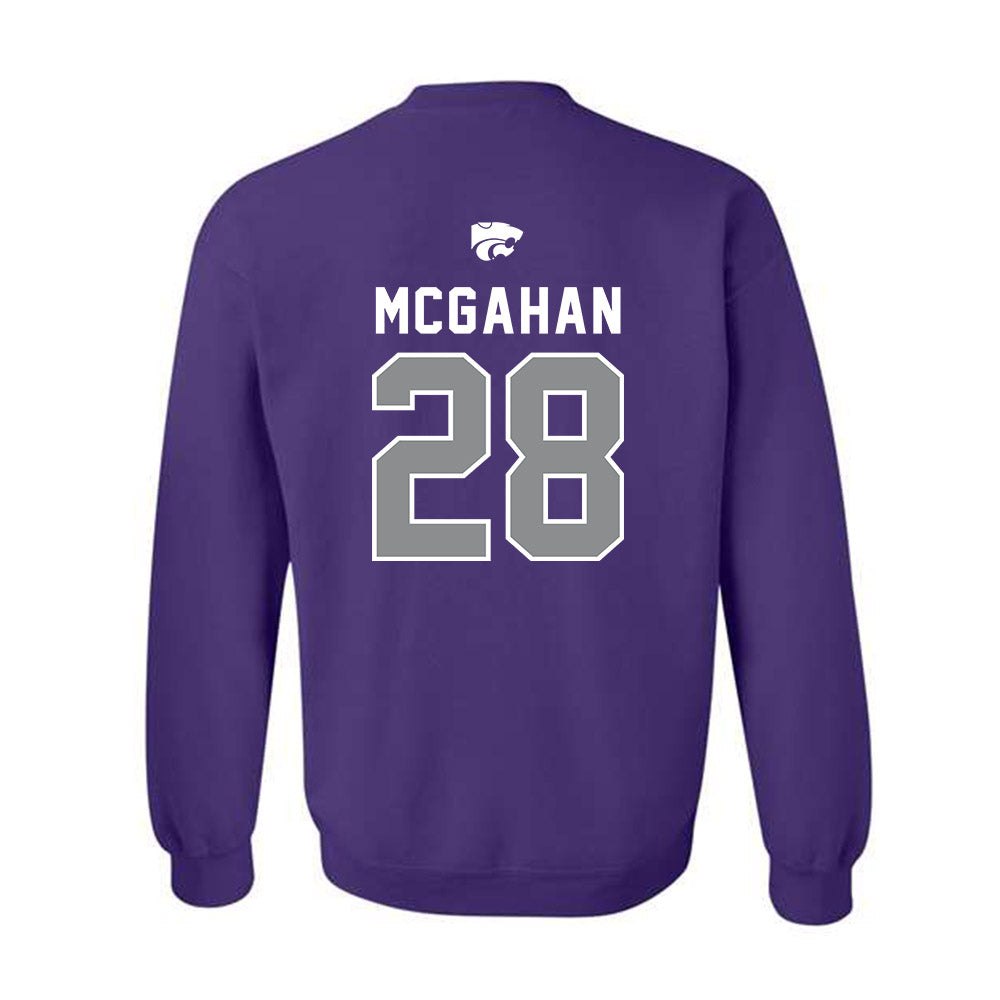 Kansas State - NCAA Baseball : Shea McGahan - EMAW Crewneck Sweatshirt-1