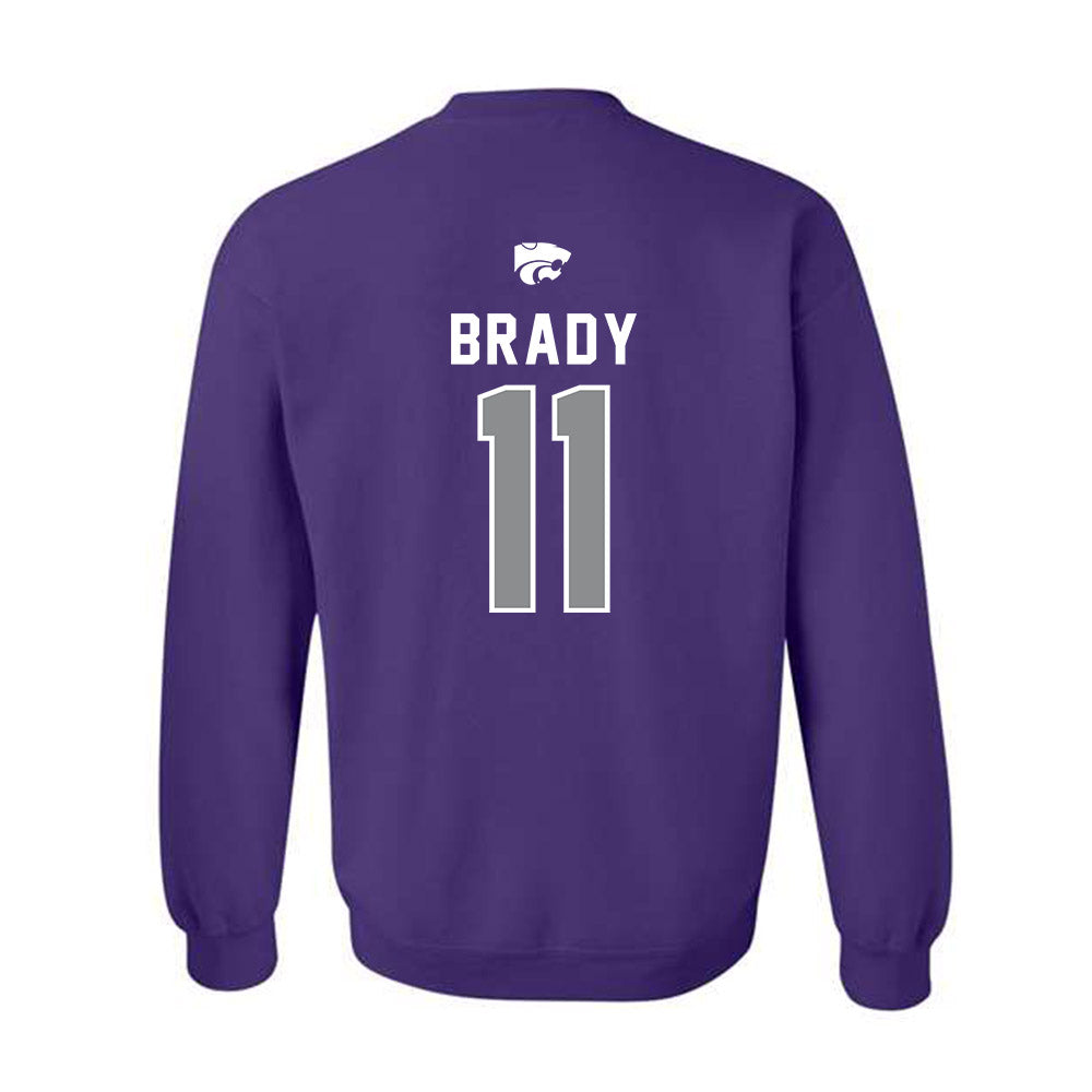 Kansas State - NCAA Women's Volleyball : Skylar Brady - EMAW Crewneck Sweatshirt-1