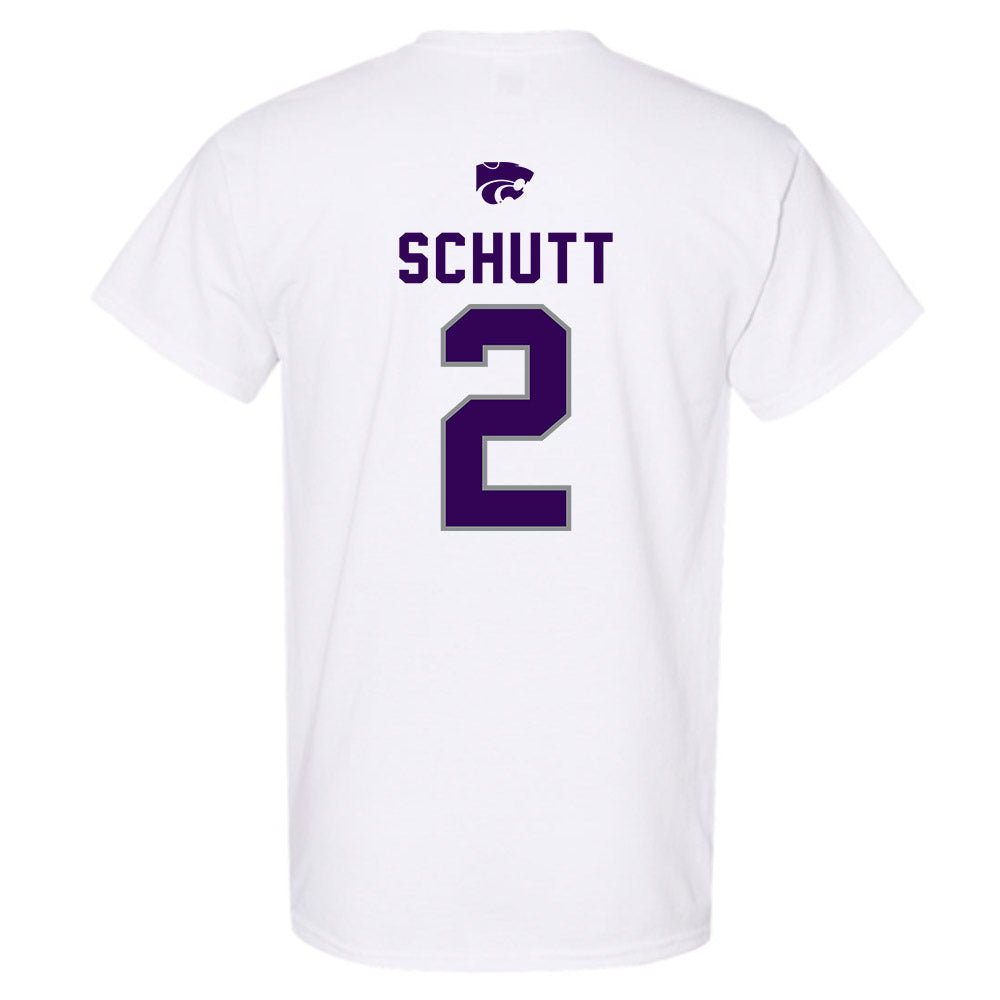 Kansas State - NCAA Men's Basketball : Jaden Schutt - EMAW T-Shirt-1