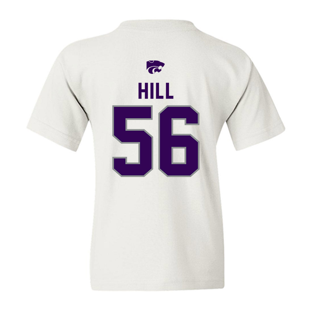 Kansas State - NCAA Football : Elijah Hill - EMAW Youth T-Shirt-1