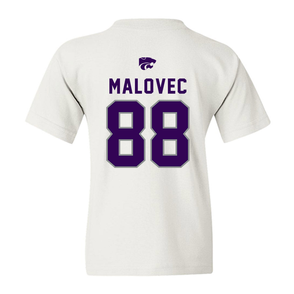 Kansas State - NCAA Men's Basketball : Timotej Malovec - EMAW Youth T-Shirt-1