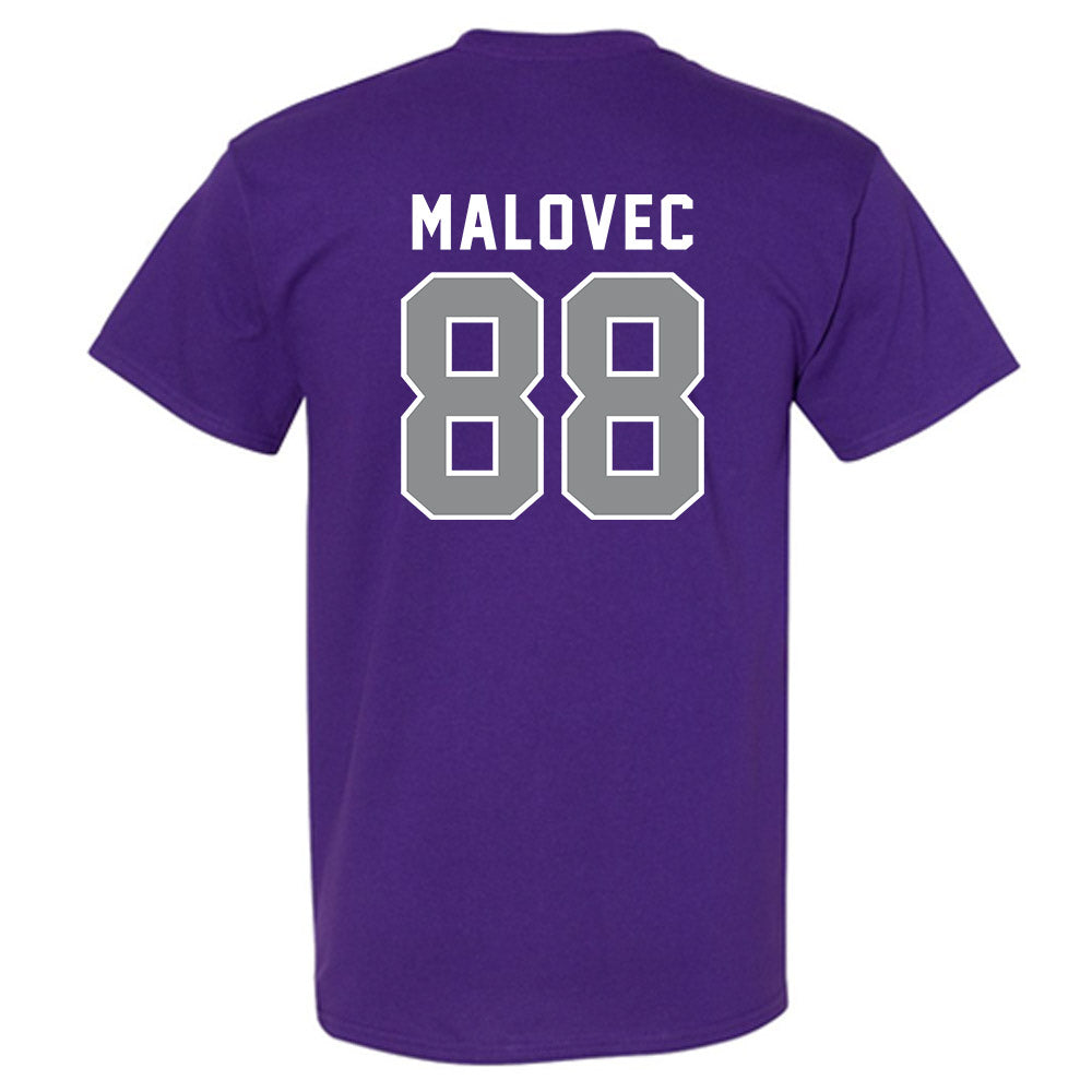 Kansas State - NCAA Men's Basketball : Timotej Malovec - Wildcat hand sign T-Shirt-1