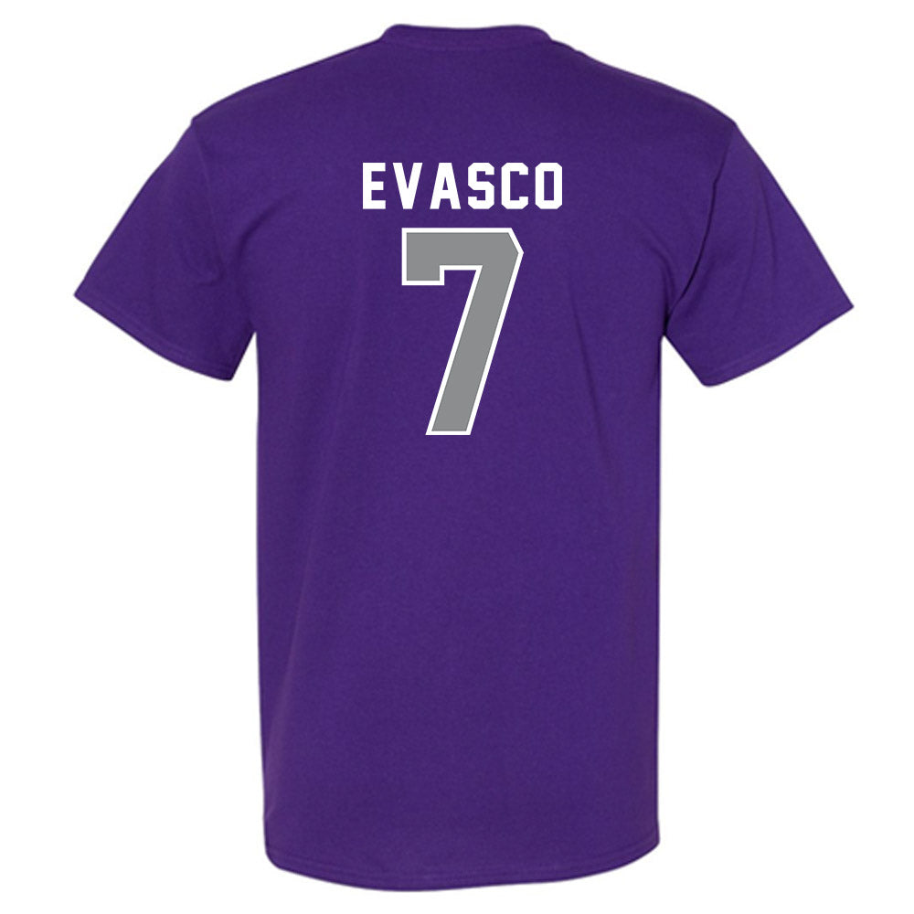 Kansas State - NCAA Baseball : Aj Evasco - Wildcat hand sign T-Shirt-1