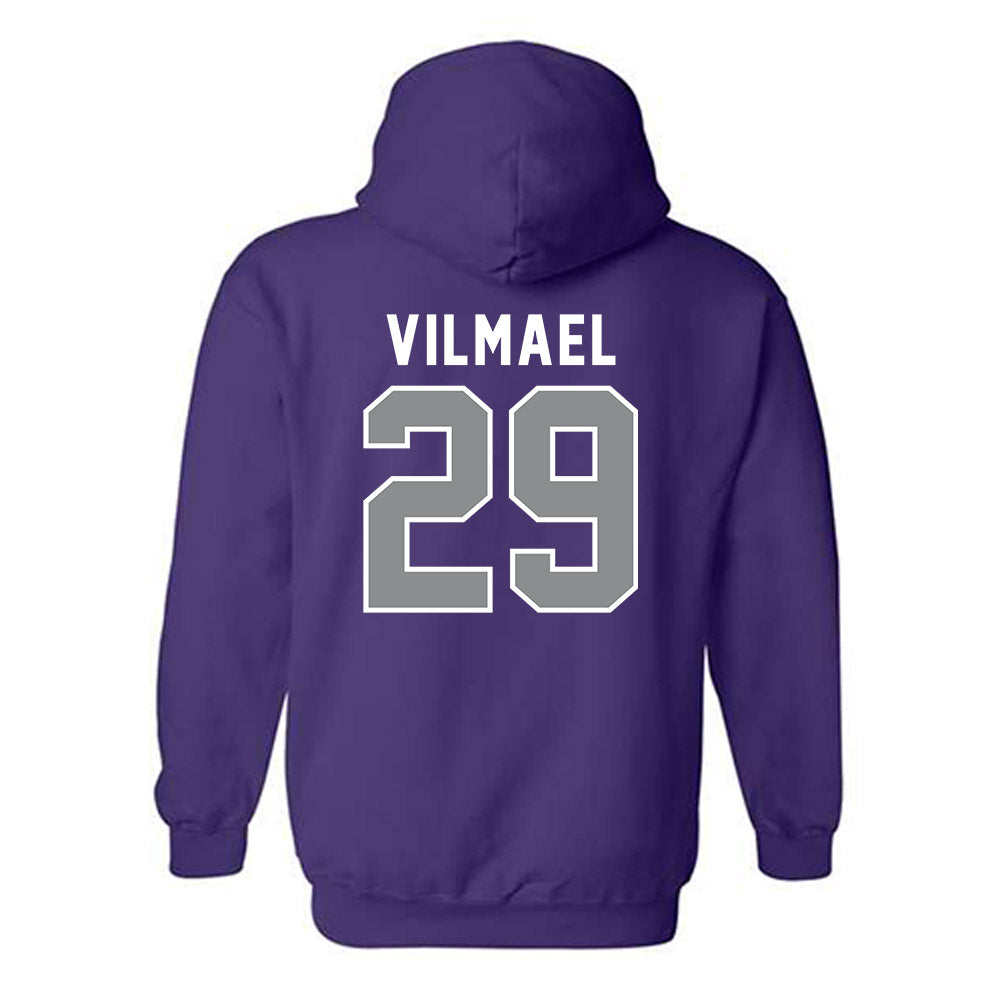 Kansas State - NCAA Football : Josiah Vilmael - Wildcat hand sign Hooded Sweatshirt-1