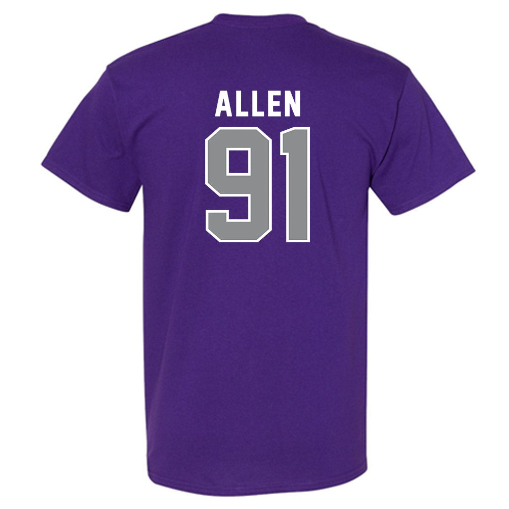 Kansas State - NCAA Football : Jordan Allen - Wildcat hand sign T-Shirt-1