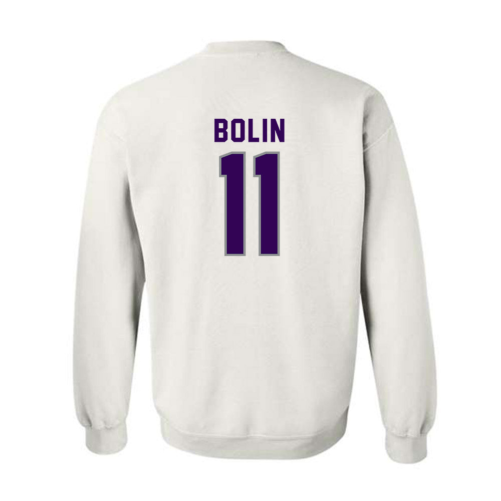 Kansas State - NCAA Baseball : Robby Bolin - Wildcat hand sign Crewneck Sweatshirt-1