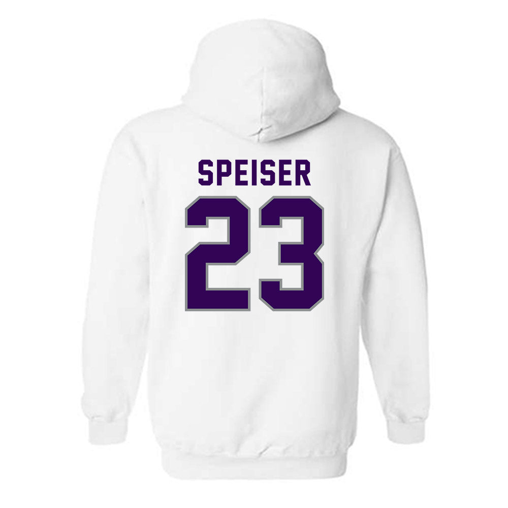 Kansas State - NCAA Women's Basketball : jordan speiser - Wildcat hand sign Hooded Sweatshirt-1