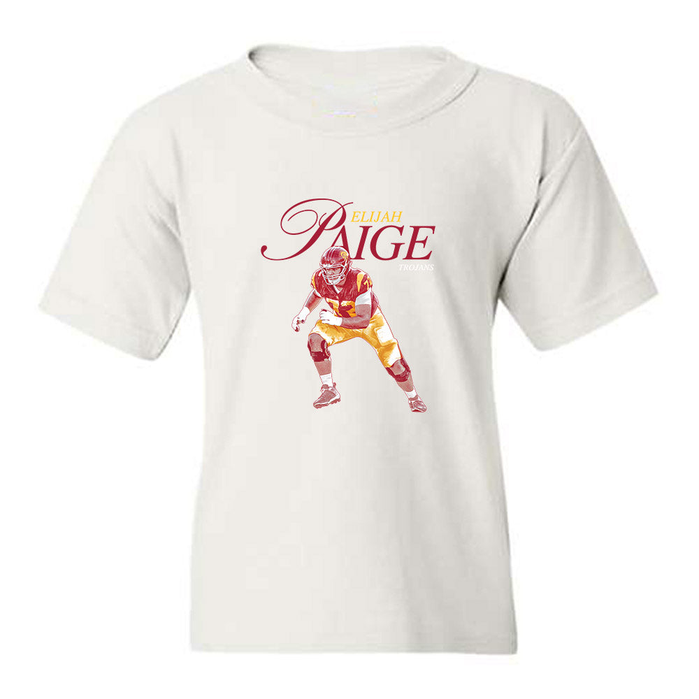 USC - NCAA Football : Elijah Paige - Graphic Youth T-Shirt-0