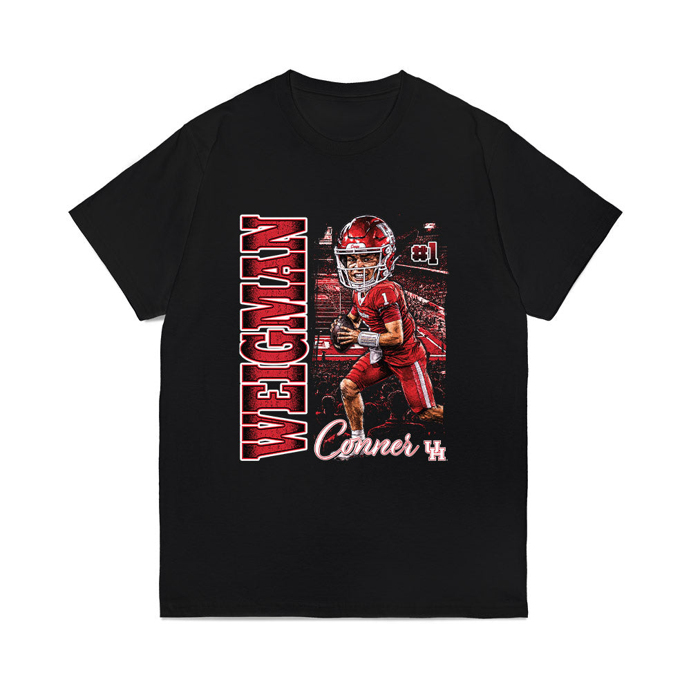 Houston - NCAA Football : Conner Weigman - Caricature Comfort Colors T-Shirt-0