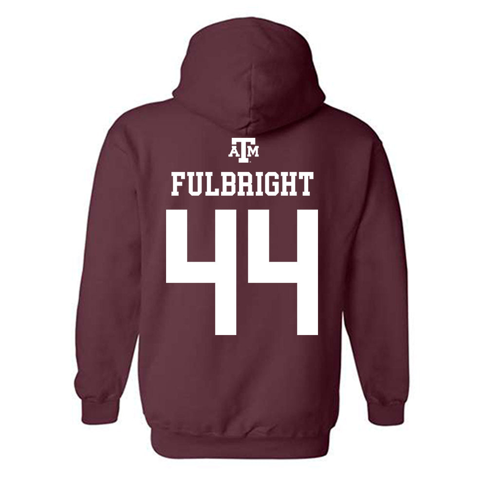 Texas A&M - NCAA Baseball : Cooper Fulbright - Maroon Out 2026 Hooded Sweatshirt-1