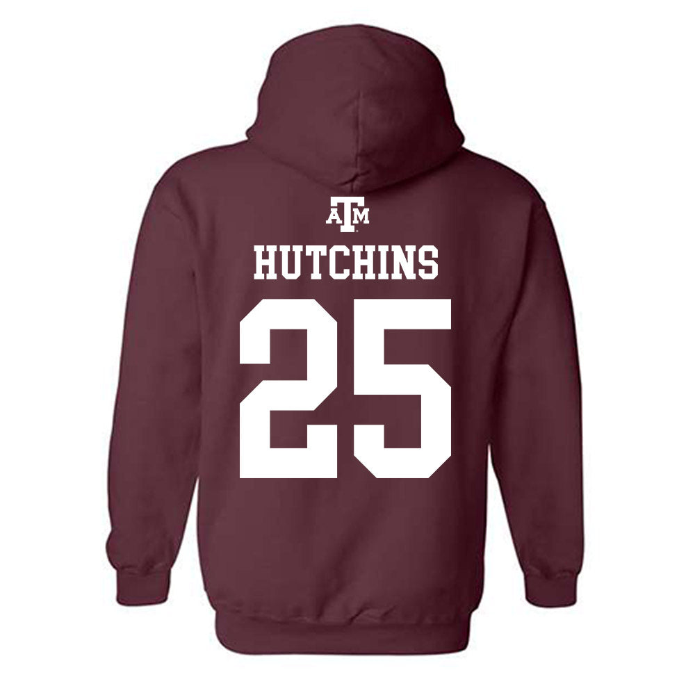 Texas A&M - NCAA Men's Soccer : Savannah Hutchins - Maroon Out 2026 Hooded Sweatshirt-1