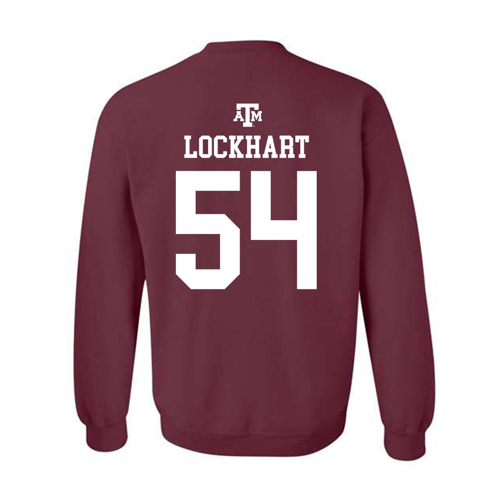 Texas A&M - NCAA Football : Jordan Lockhart - Maroon Out 2026 Crewneck Sweatshirt-1
