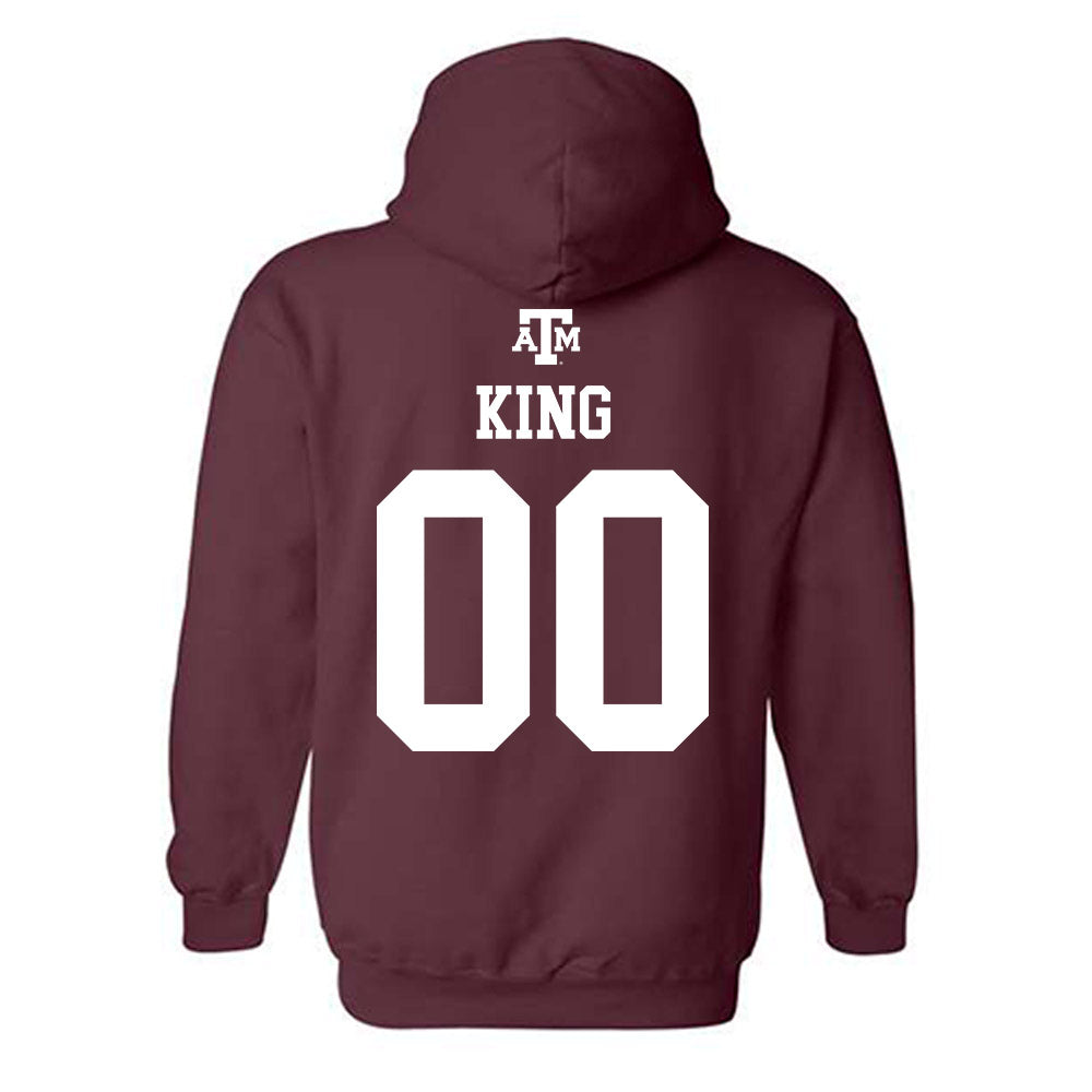 Texas A&M - NCAA Baseball : Cayden King - Maroon Out 2026 Hooded Sweatshirt-1