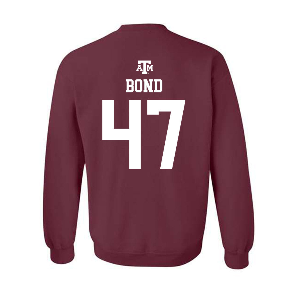 Texas A&M - NCAA Football : Randy Bond - Maroon Out 2026 Crewneck Sweatshirt-1