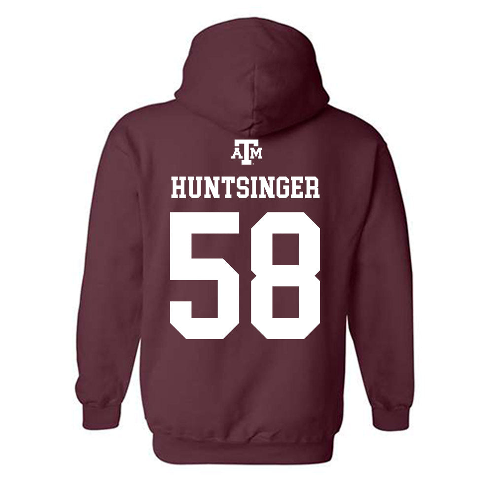 Texas A&M - NCAA Football : William Huntsinger - Maroon Out 2026 Hooded Sweatshirt-1