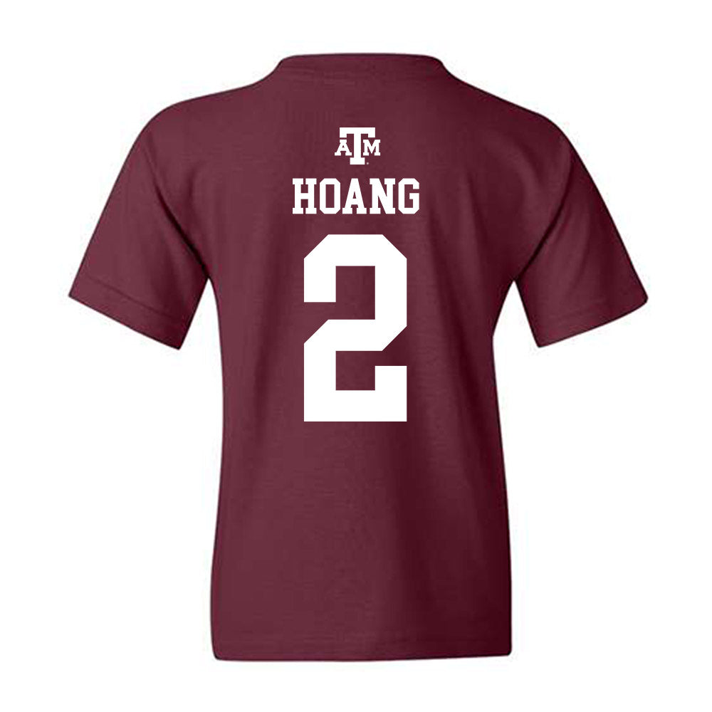 Texas A&M - NCAA Women's Soccer : Emma Hoang - Maroon Out 2026 Youth T-Shirt-1