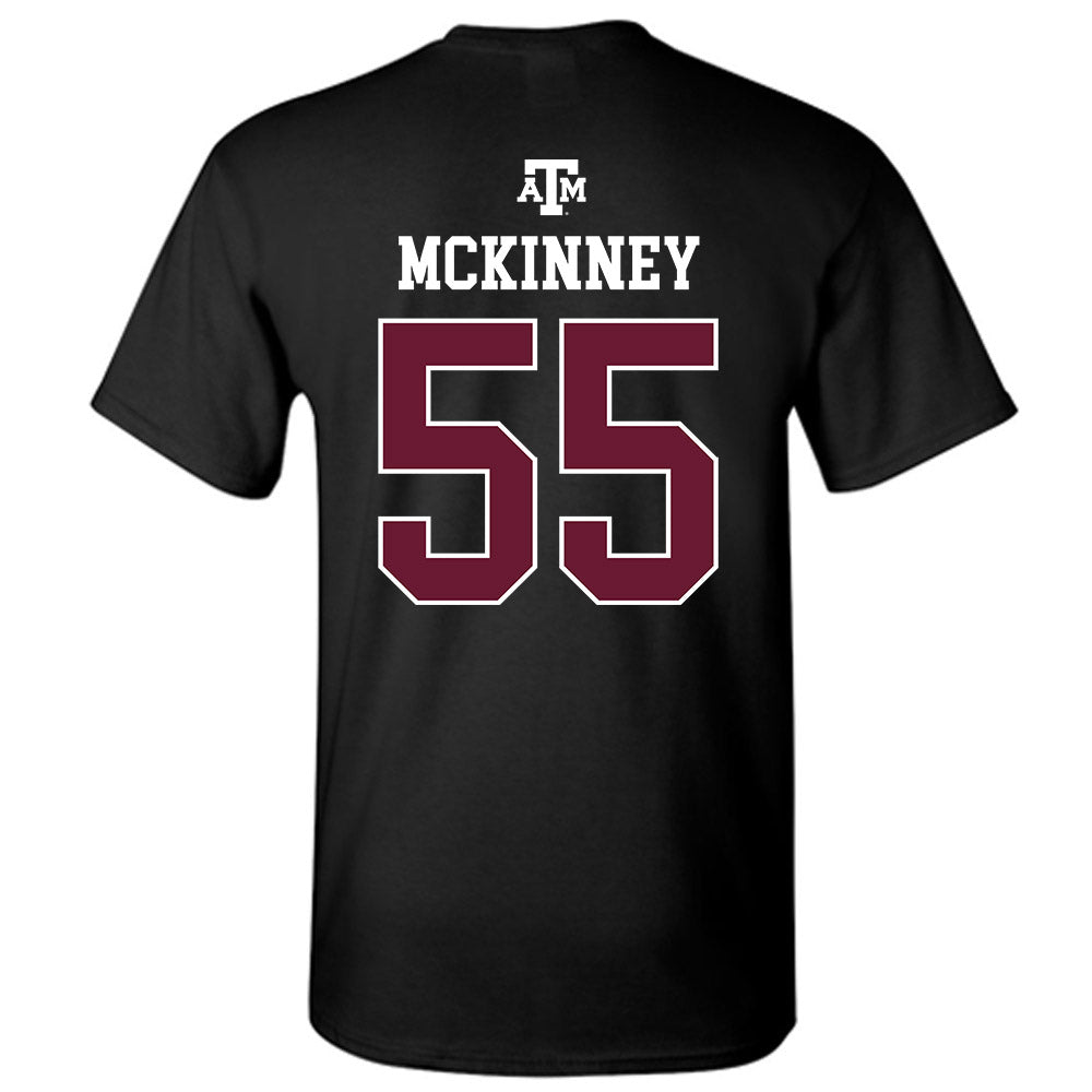 Texas A&M - NCAA Football : Hunter McKinney - Black Out 2026 T-Shirt-1